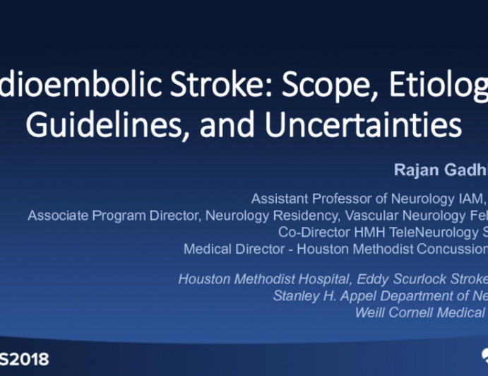 Cardioembolic Stroke: Scope, Etiologies, Guidelines, and Uncertainties