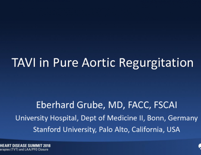 TAVR to Treat Pure Aortic Regurgitation: Published and Personal Experiences (With Case Examples)