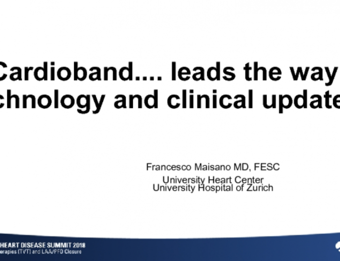 Cardioband Leads the Way: Technology and Clinical Updates