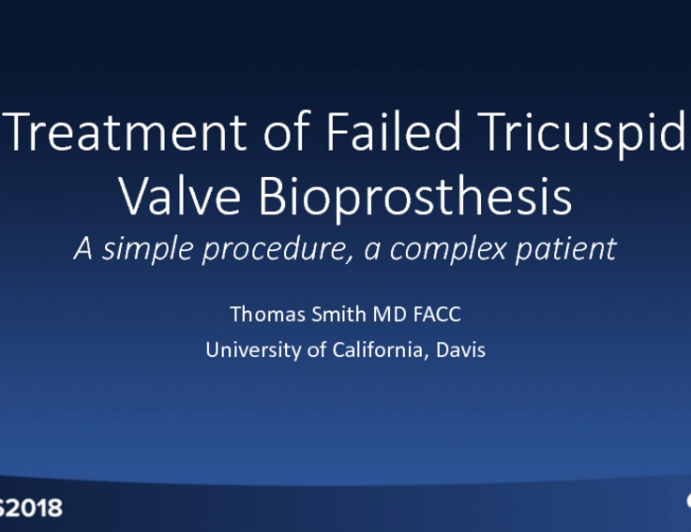 A TR Case in the Presence of a Prior Tricuspid Valve Replacement