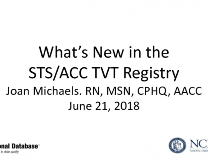 SH Registry Update: TVT and LAAO
