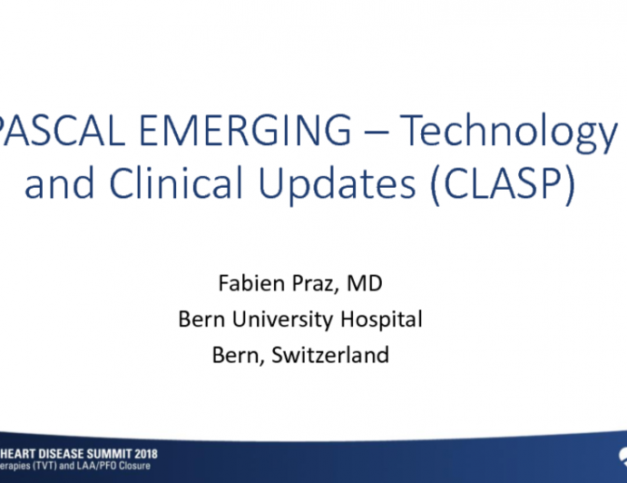 PASCAL Emerging: Technology and Clinical Updates (CLASP)