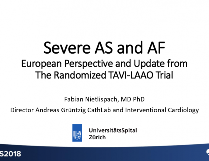 European Perspectives and Updates From a Randomized Trial Combining TAVR and LAAC