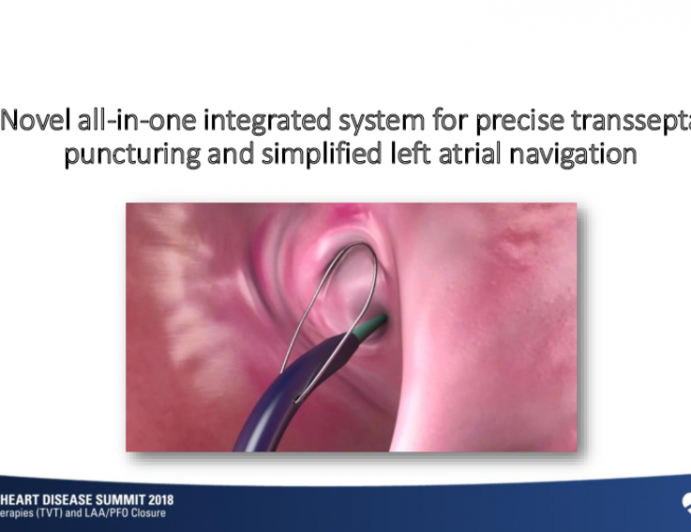 Novel All-in-One Integrated System for Precise Trans-septal Puncture and Simplified Left Atrial Navigation