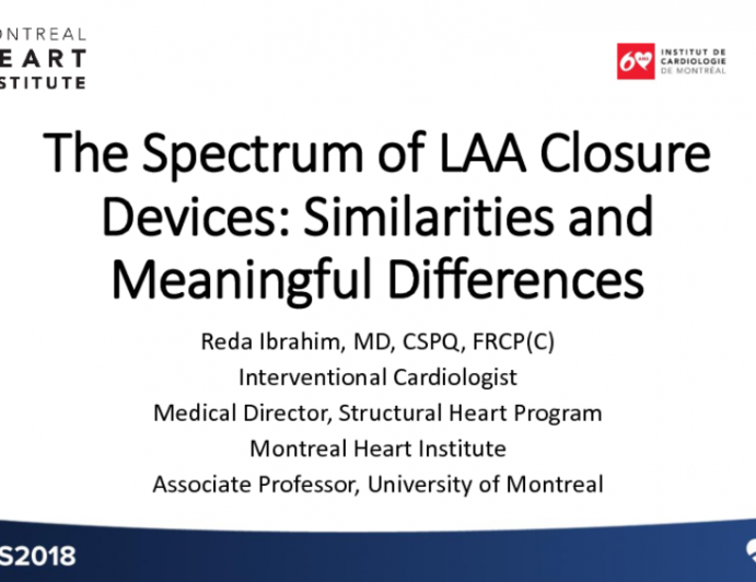 The Spectrum of LAA Closure Devices: Similarities and Meaningful Differences