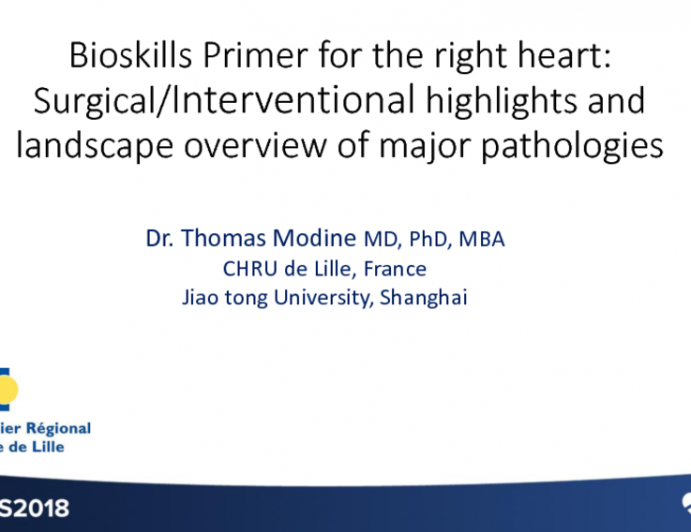 Bioskills Primer for the Right Heart: Surgical/Interventional Highlights and Landscape Overview of Major Pathologies