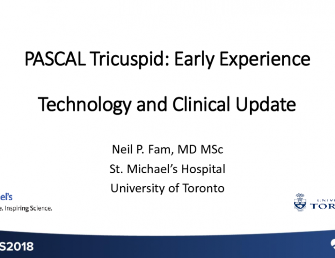 PASCAL Tricuspid Early Experience: Technology and Clinical Updates