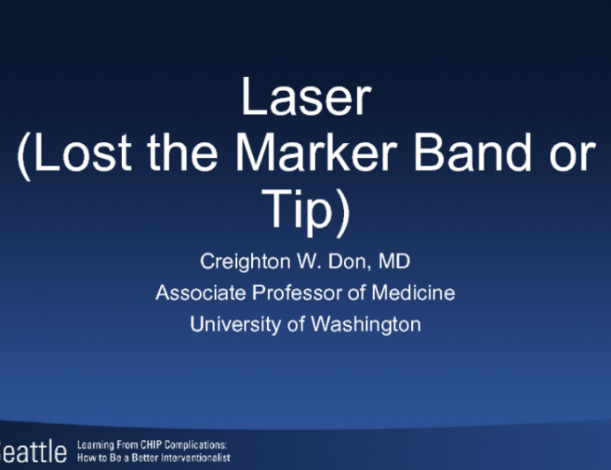 Laser (Lost the Marker Band or Tip)