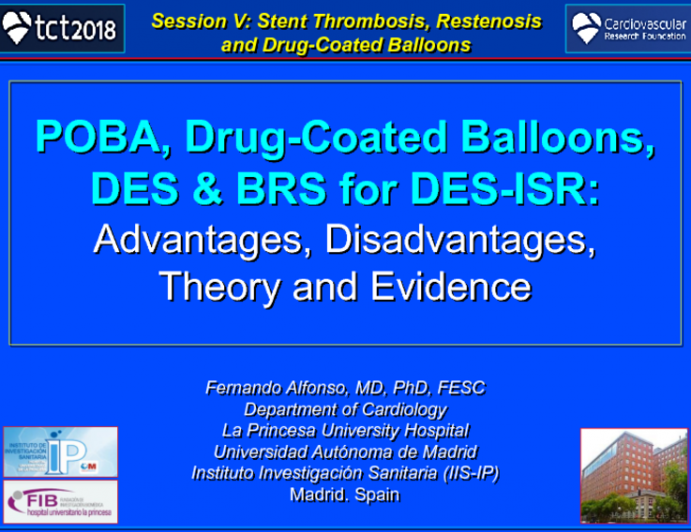 POBA, Drug-Coated Balloons, DES and BRS for DES ISR: Advantages, Disadvantages – Theory and Evidence