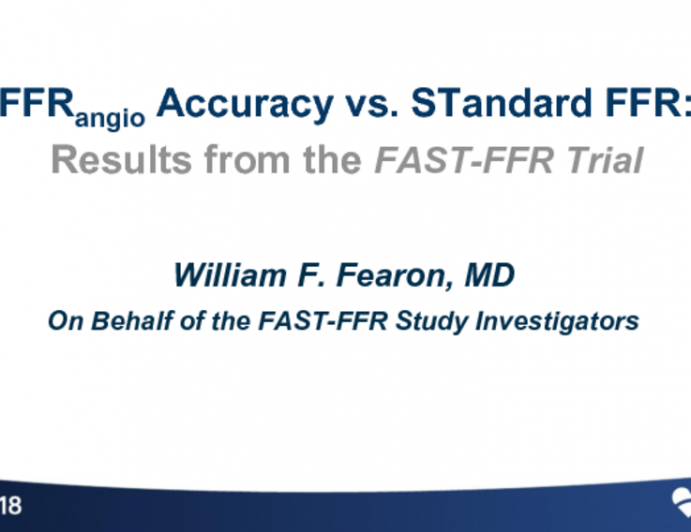 FAST-FFR: Accuracy of Fractional Flow Reserve Derived From Coronary Angiography