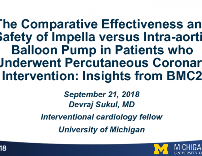 TCT-81: The Comparative Effectiveness And Safety Of Impella Versus ...