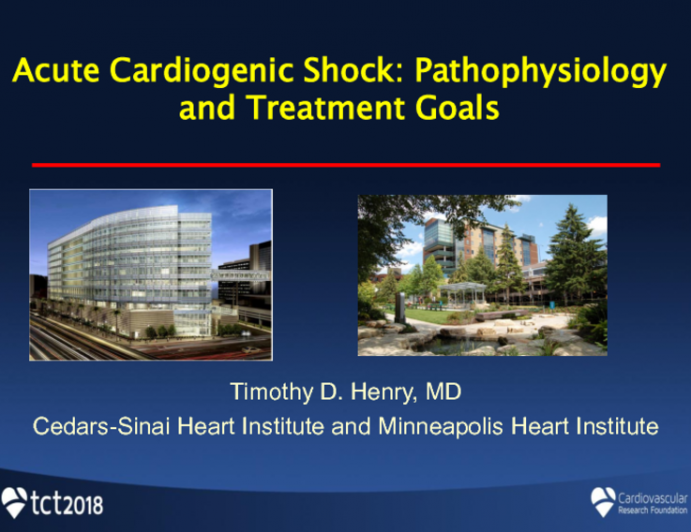 Acute Cardiogenic Shock: Pathophysiology and Treatment Goals