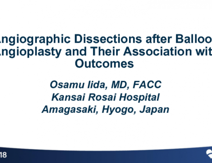 Angiographic Dissections After Balloon Angioplasty and Their Association With Outcomes