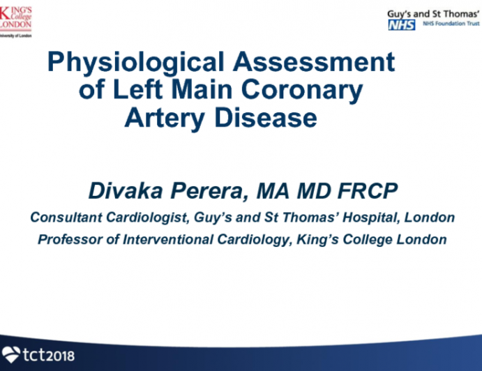 Physiological Assessment of Left Main Coronary Artery Disease