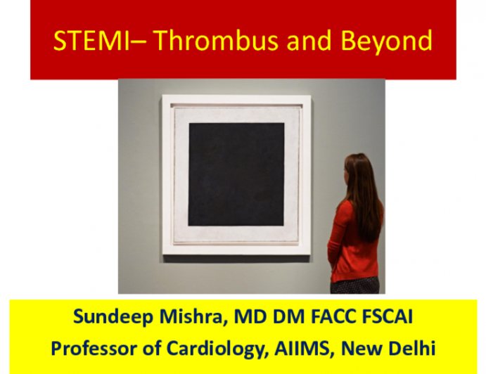 STEMI Presentation: Thrombus and Beyond - Case Introduction