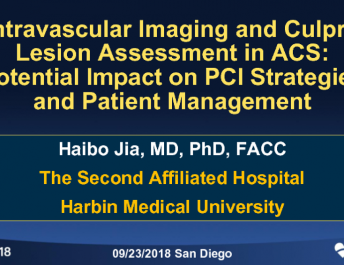 Intravascular Imaging and Culprit Lesion Assessment in ACS: Potential Impact on PCI Strategies and Patient Management