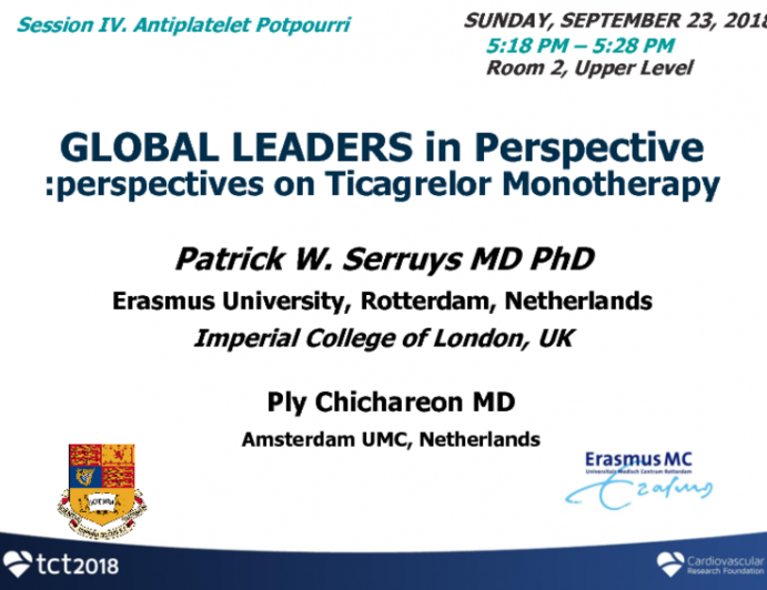 GLOBAL LEADERS in Perspective: Perspectives on Ticagrelor Monotherapy
