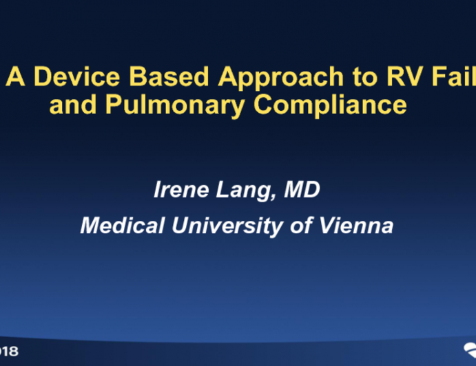 Aria: A Device-Based Approach to RV Failure and Pulmonary Compliance