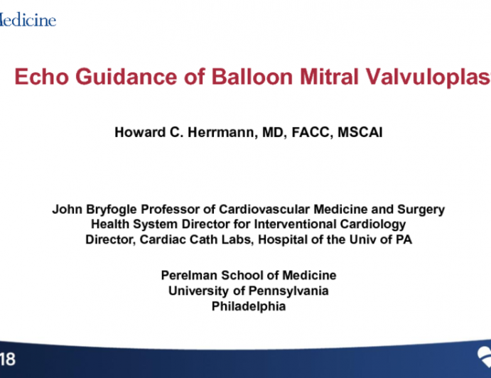 Case #2: Mitral Valvuloplasty With 3D and ICE Imaging