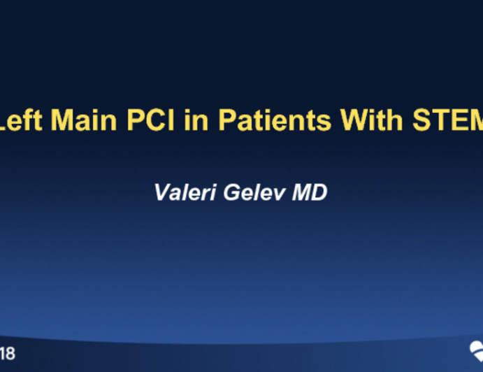Left Main PCI in Patients With STEMI