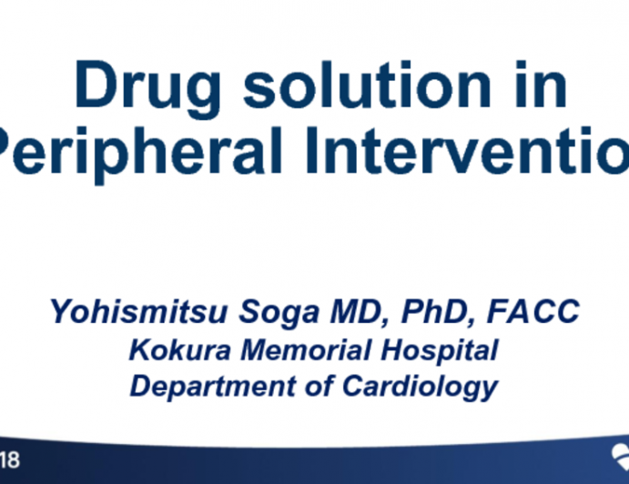 Drug Solutions in Peripheral Intervention