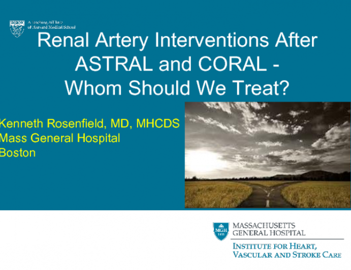 Renal Artery Interventions After ASTRAL and CORAL: Who Should We Treat?