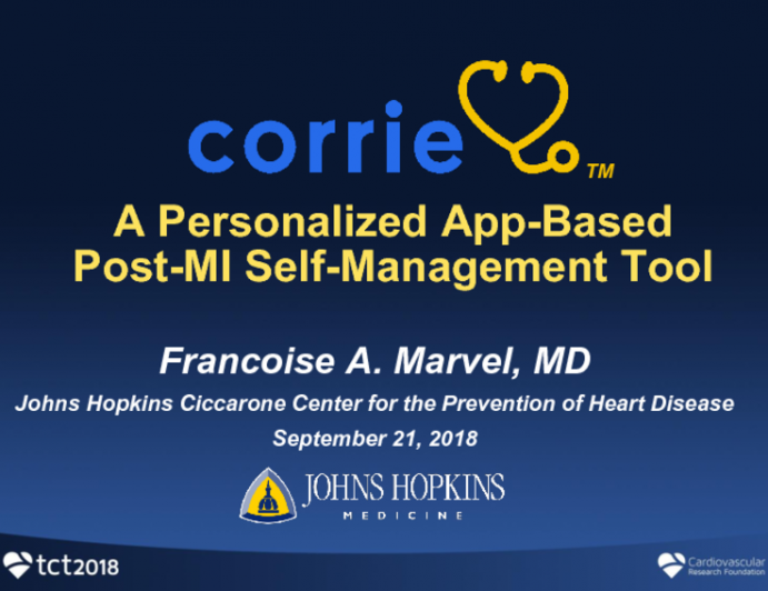 A Personalized App-Based Post-MI Self-Management Tool (Corrie)
