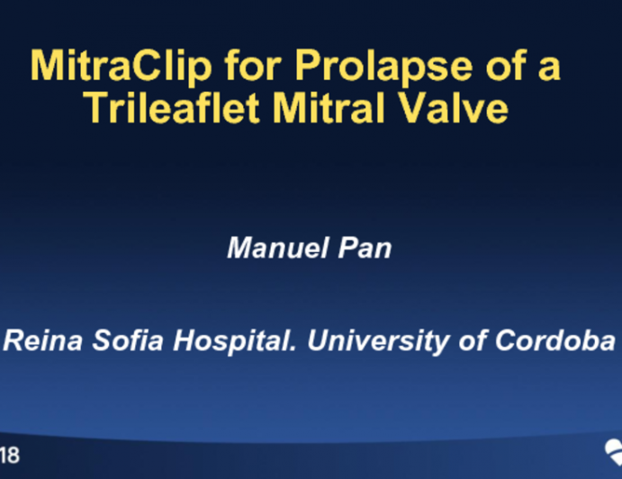 Case #3: MitraClip for Prolapse of a Trileaflet Mitral Valve