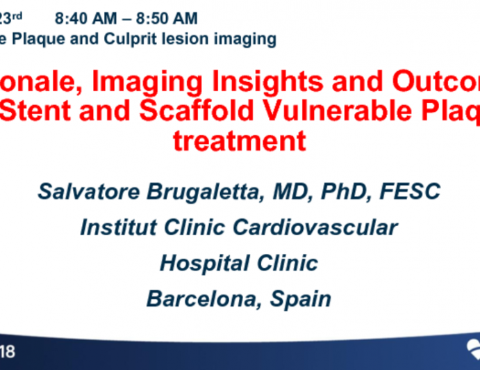 Rationale, Imaging Insights and Outcomes of Stent and Scaffold Vulnerable Plaque Treatment