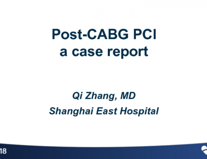 Case #5: Post-CABG PCI