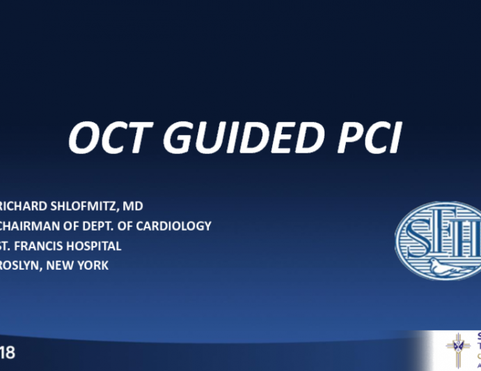Case #7 – Intravascular Imaging and Angiography Co-Registration and PCI Guidance