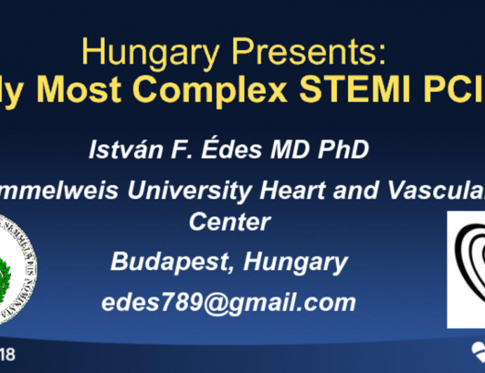 Case Introduction: My Most Complex STEMI PCI