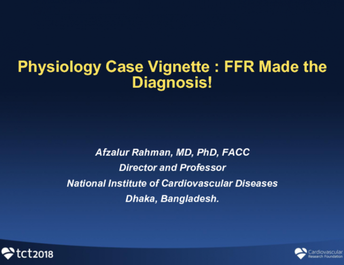 Physiology Case Vignette #8: IMR Made the Diagnosis!
