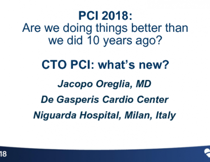 Italy Presents a Case: CTO PCI – What's New?