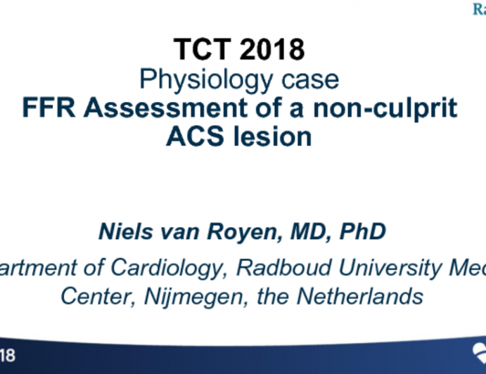 Physiology Case Vignette #4: FFR Assessment of an ACS Non-Culprit Lesion