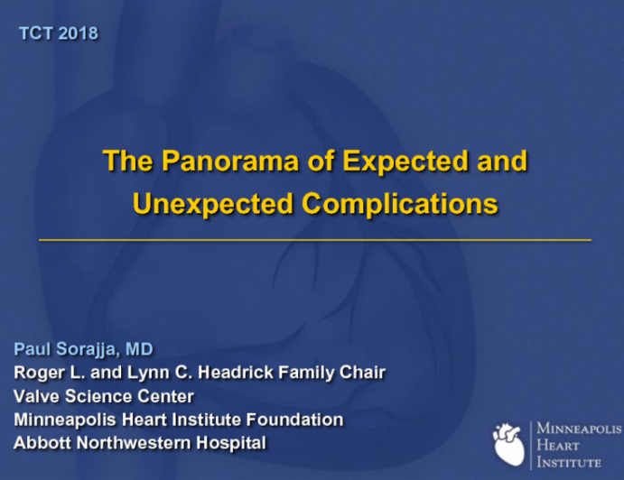 The Panorama of Expected and Unexpected Complications of TMVR