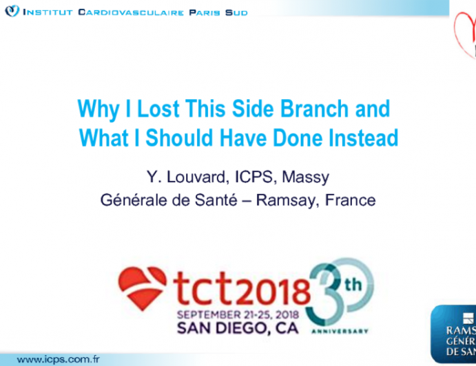 Case Presentation: Why I Lost This Side Branch and What I Should Have Done Instead