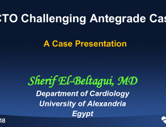 Case #3: A Challenging CTO Antegrade Case