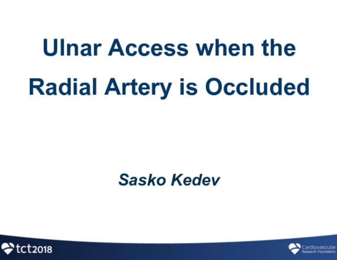 Case #5: Ulnar Access when the Radial Artery is Occluded