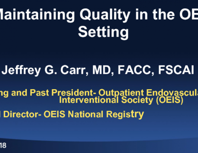 Maintaining Quality in the OBL Setting