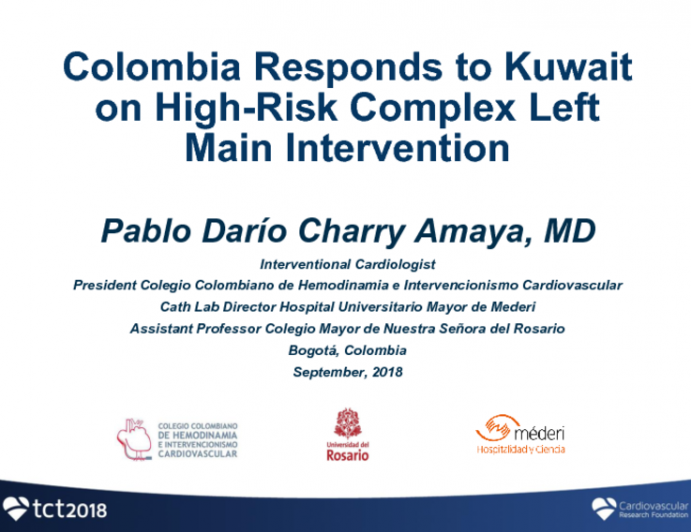 Informal Comments: Columbia Responds to Kuwait on High-Risk Complex Left Main Intervention