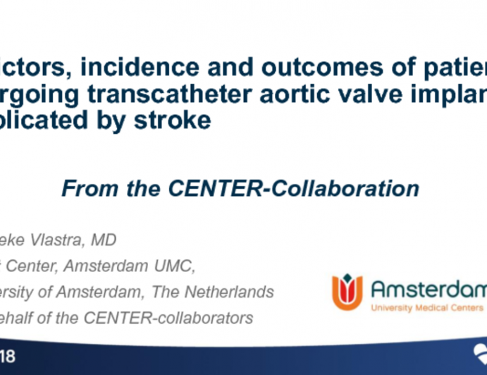 CENTER-Collaboration II: Incidence, Predictors, and Outcomes of Stroke in Patients Undergoing Transcatheter Heart Valve Implantation for Severe Aortic Stenosis