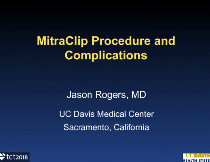 MitraClip Procedure and Complications