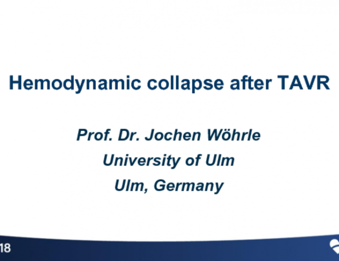 Hemodynamic Collapse After TAVR