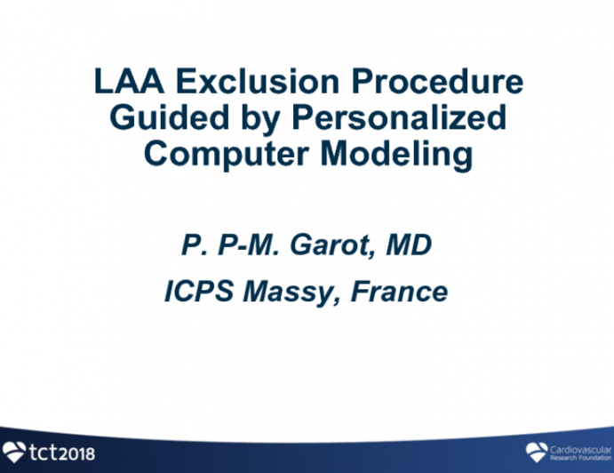 Case #12: An LAA Exclusion Procedure Guided by Personalized Computer Modeling