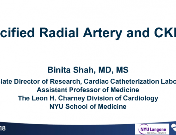 Case #1: A Heavily Calcified Radial Artery in CKD