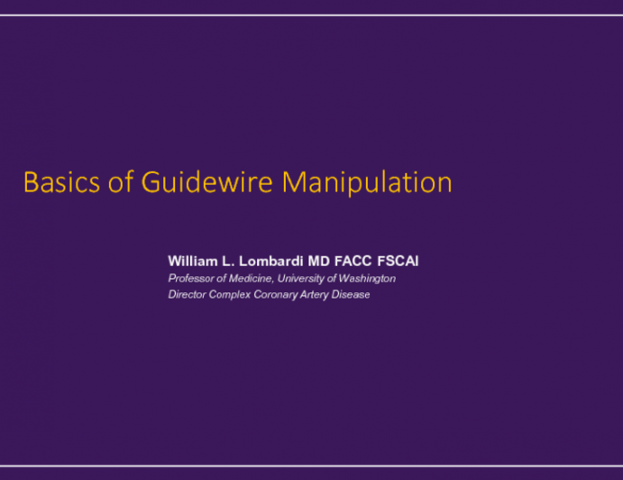 Basic Principles of Wire Manipulation