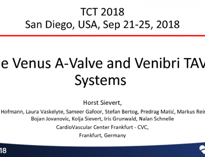 The Venus A-Valve and Venibri TAVR Systems