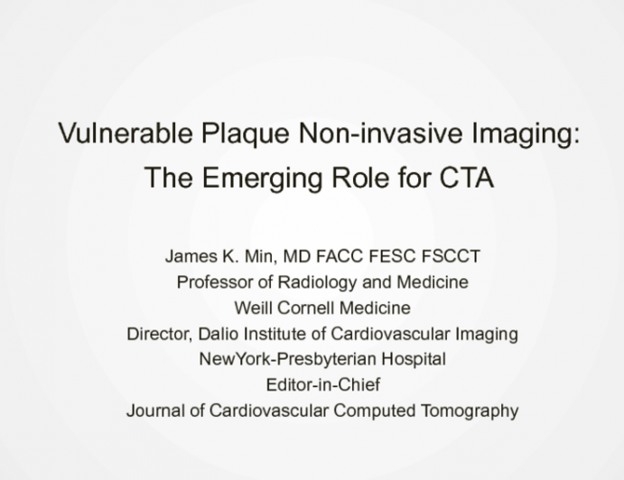 Vulnerable Plaque Non-Invasive Imaging: The Emerging Role for CTA