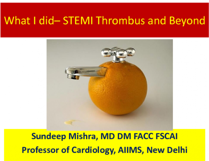 STEMI Presentation: Thrombus and Beyond - Case Conclusion